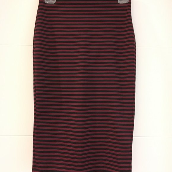 Striped Pencil Skirt - Picture 2 of 6